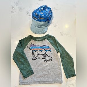 Patagonia Capilene Cool Daily & Patagonia Baby Baggies Hat.
